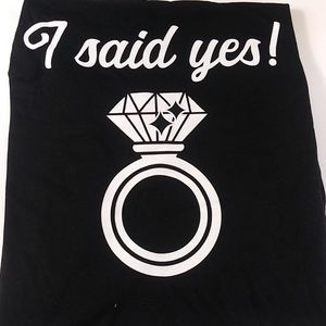 Engagement I Said Yes Graphic Tee